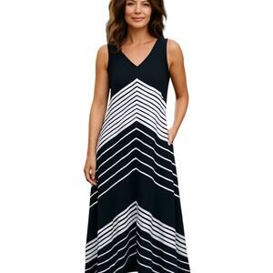 NWT Maurices Small Women's Sleeveless Maxi Sun Dress Miss Size 4 6 S New Tags
